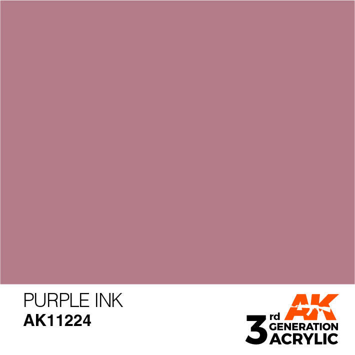 AK Interactive 3G Acrylic Purple Ink AK11224