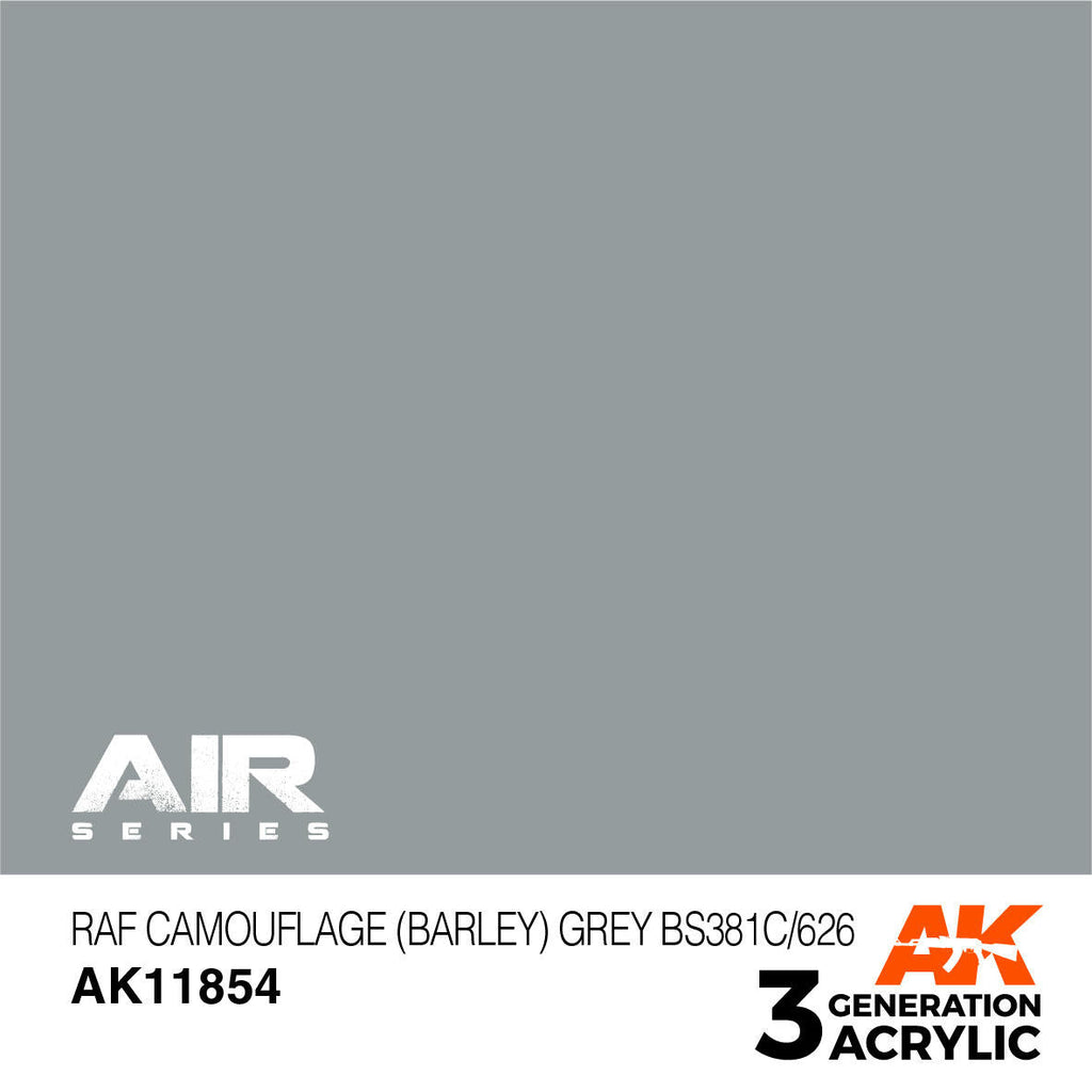AK Interactive 3G Acrylic RAF Camouflage Barley Grey BS381C/626 AK11854