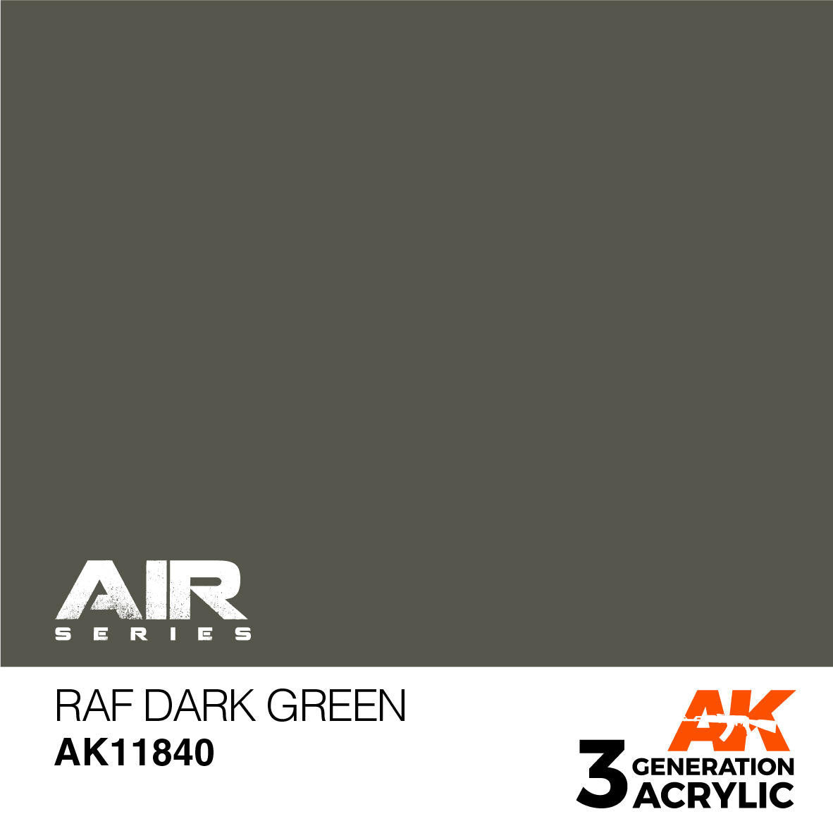 AK Interactive 3G Acrylic RAF Dark Green AK11840