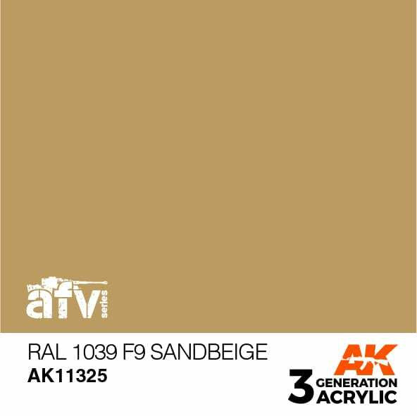 AK Interactive 3G Acrylic RAL 1039 F9 Sandbeige AK11325