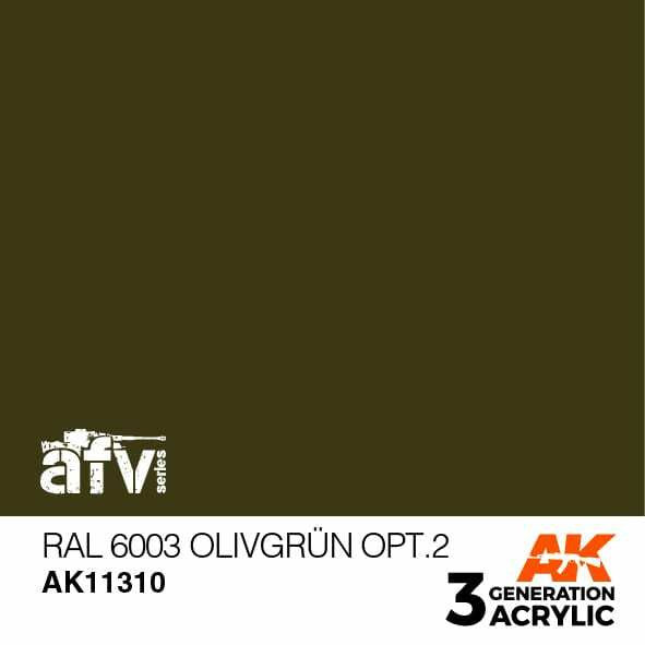 AK Interactive 3G Acrylic RAL 6003 Olivegrun Opt.2 AK11310