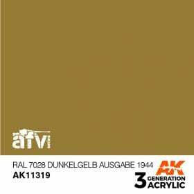 AK Interactive 3G Acrylic RAL 7028 Dunkelgelb Ausgabe 1944 AK11319