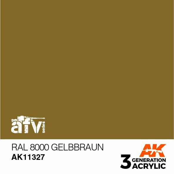 AK Interactive 3G Acrylic RAL 8000 Gelbbraun AK11327