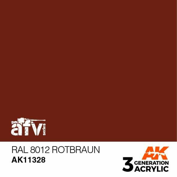 AK Interactive 3G Acrylic RAL 8012 Rotbraun AK11328