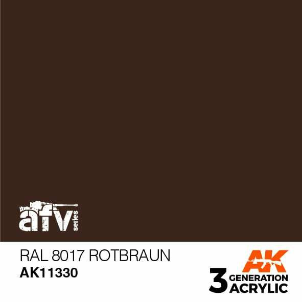 AK Interactive 3G Acrylic RAL 8017 Rotbraun