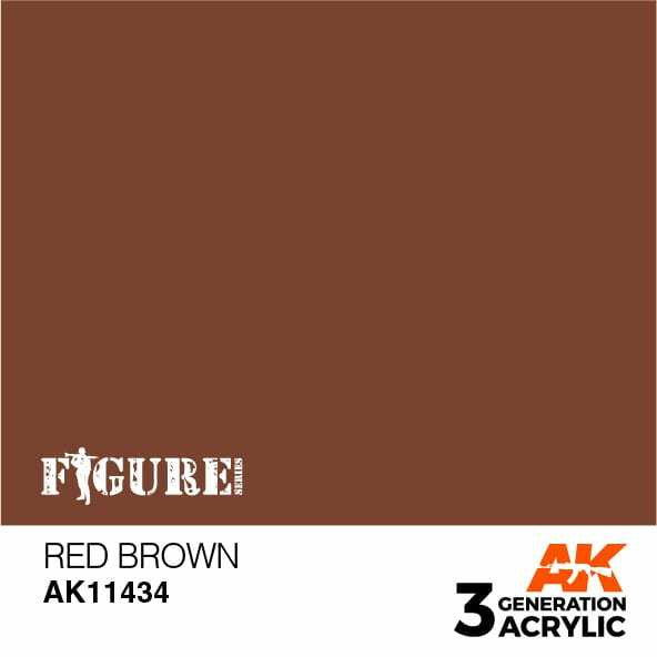 AK Interactive 3G Acrylic Red Brown AK11434