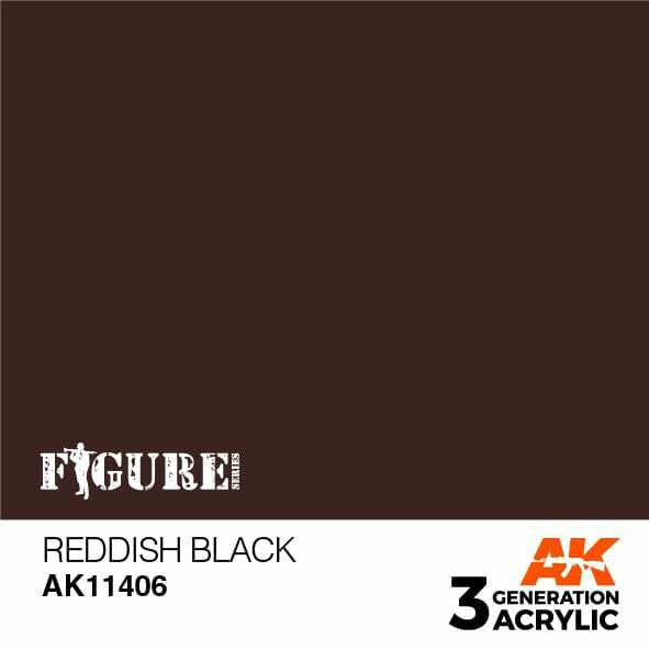 AK Interactive 3G Acrylic Reddish Black AK11406