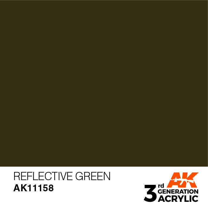 AK Interactive 3G Acrylic Reflective Green AK11158