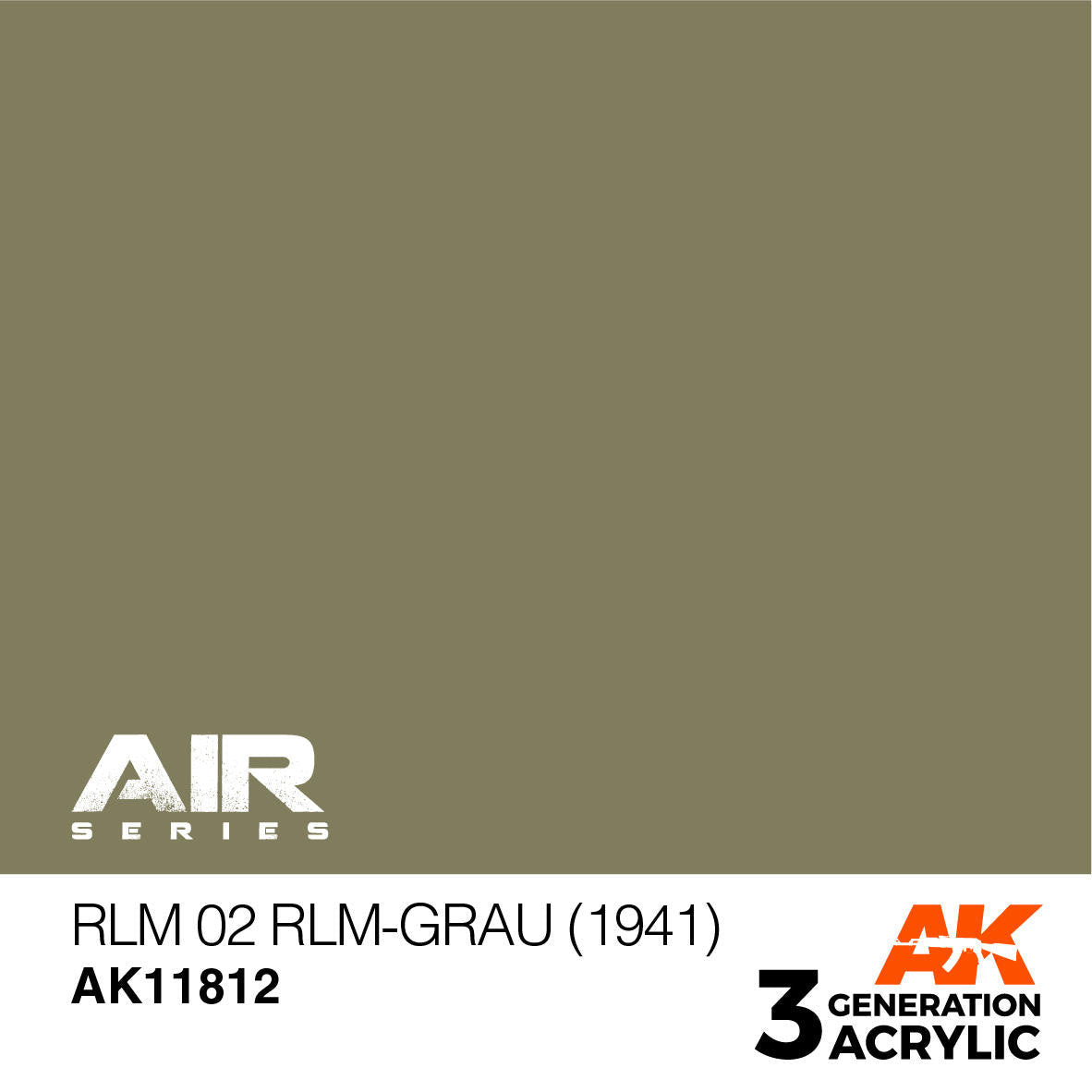 AK Interactive 3G Acrylic RLM 02 RLM-Grau 1941 AK11812