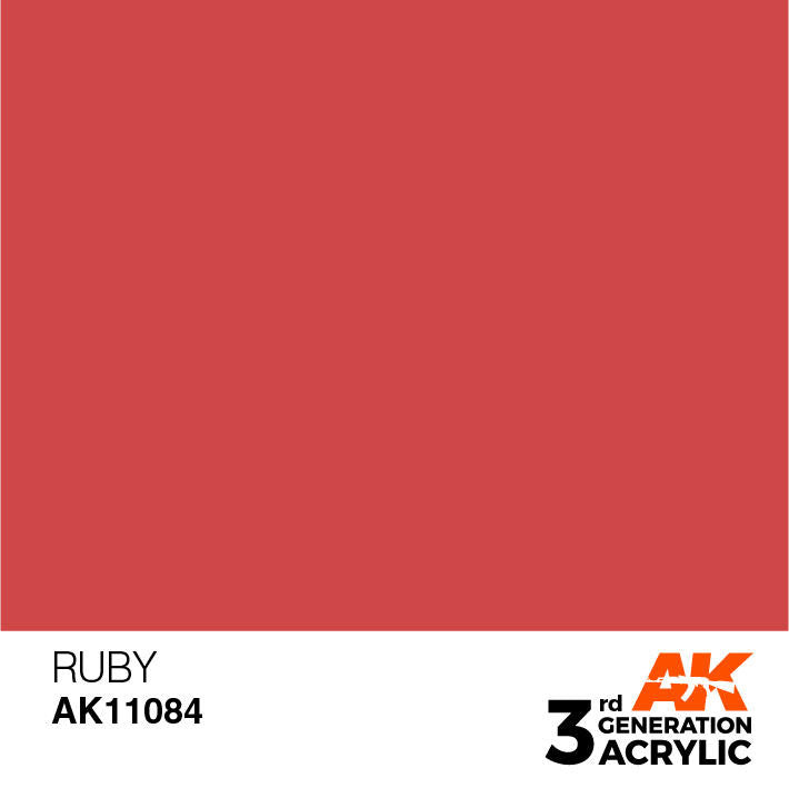 AK Interactive 3G Acrylic Ruby AK11084