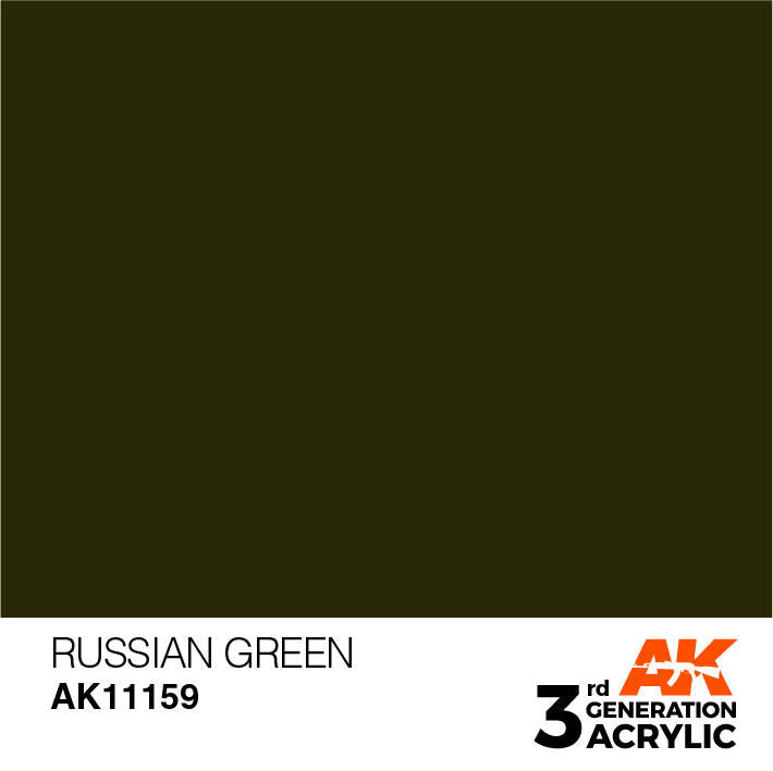 AK Interactive 3G Acrylic Russian Green AK11159