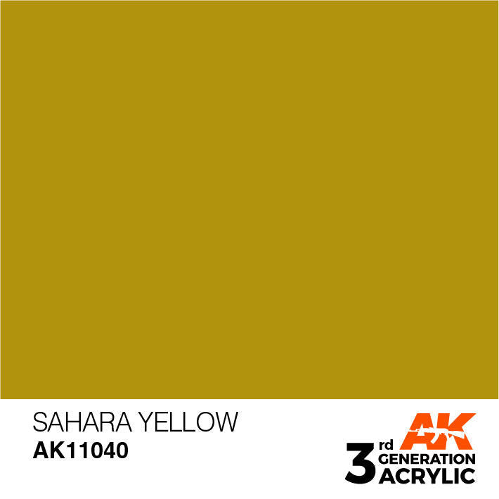 AK Interactive 3G Acrylic Sahara Yellow AK11040