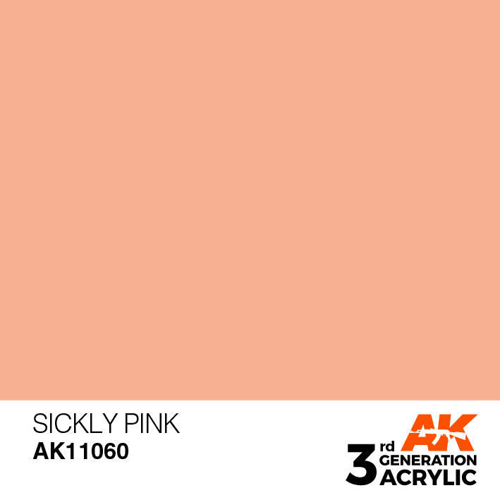 AK Interactive 3G Acrylic Sickly Pink AK11060