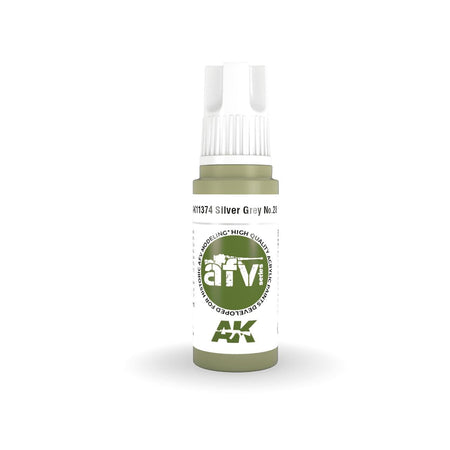 AK Interactive 3G Acrylic Silver Grey No 28 AK11374