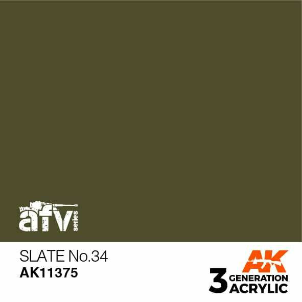 AK Interactive 3G Acrylic Slate No 34 AK11375