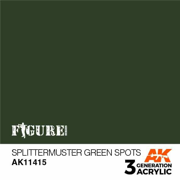 AK Interactive 3G Acrylic Splittermuster Green Spots AK11415