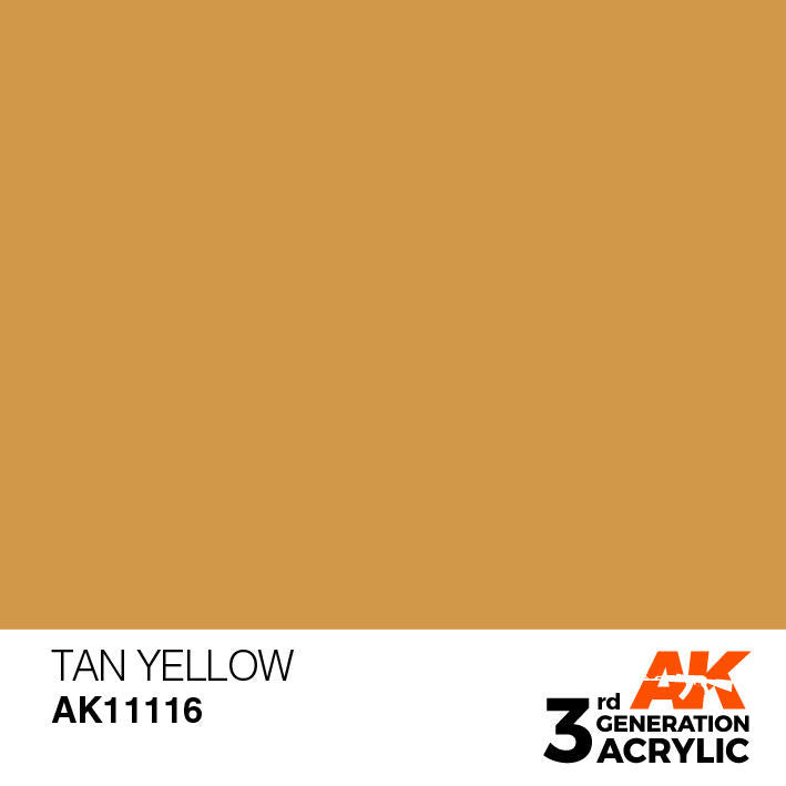 AK Interactive 3G Acrylic Tan Yellow AK11116