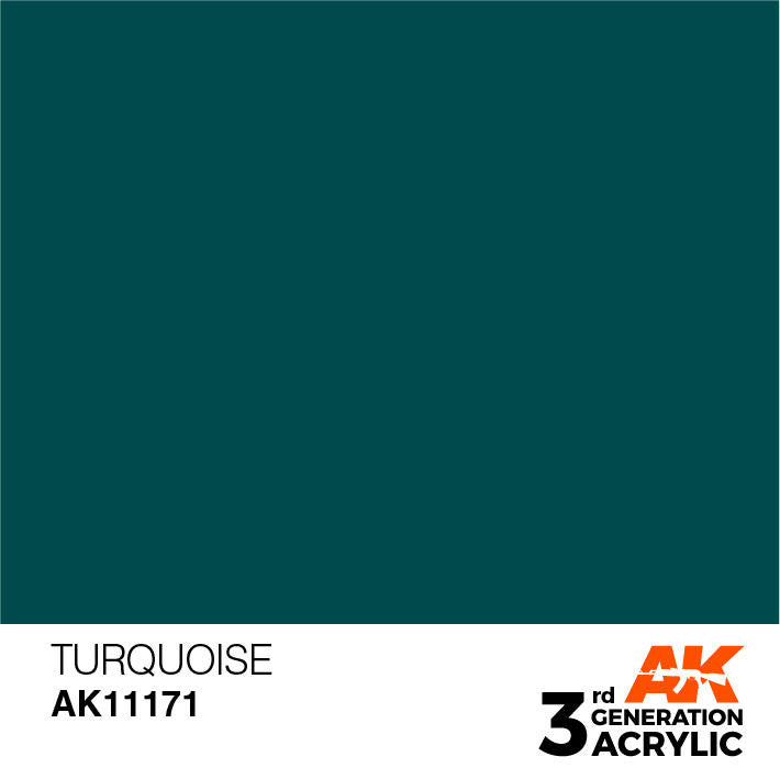AK Interactive 3G Acrylic Turqoise AK11171