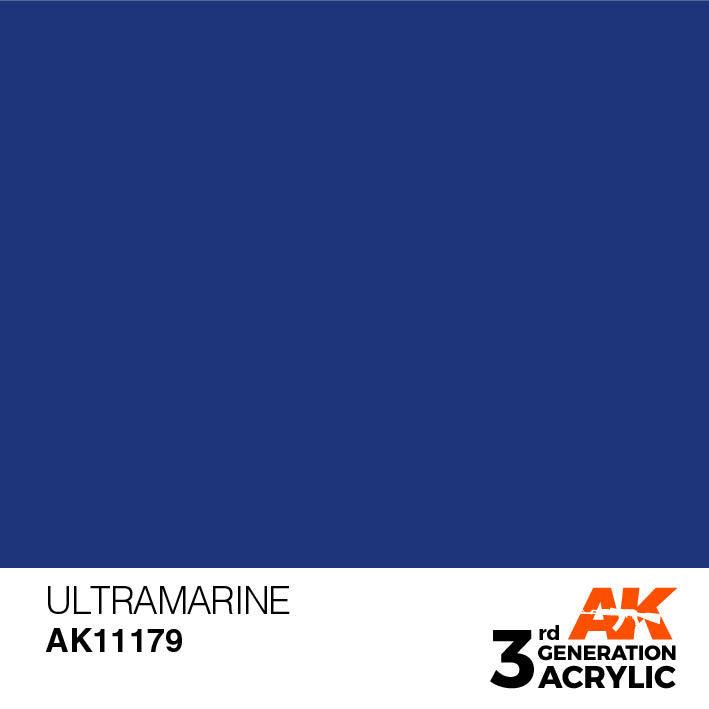 AK Interactive 3G Acrylic Ultramarine AK11179