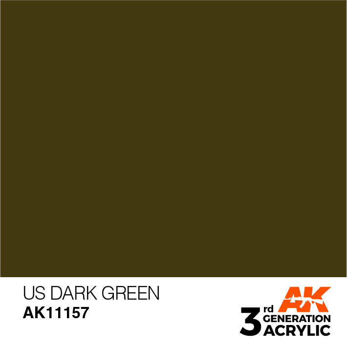 AK Interactive 3G Acrylic US Dark Green AK11157