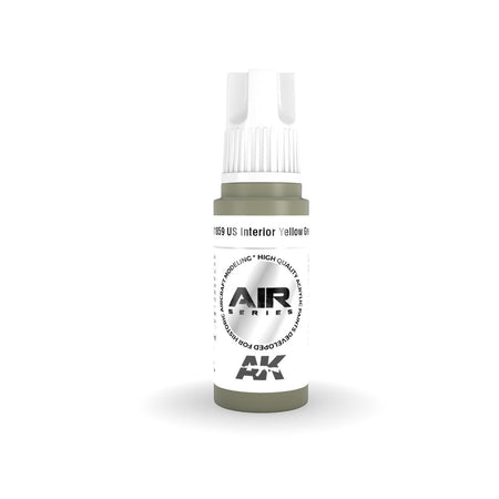 AK Interactive 3G Acrylic US Interior Yellow Green AK11859