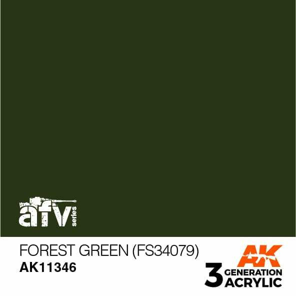 AK Interactive 3G Acrylic USMC Forest Green FS34079 AK11346