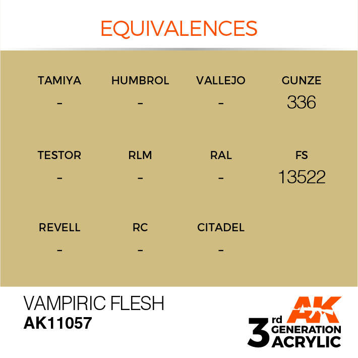 AK Interactive 3G Acrylic Vampiric Flesh AK11057