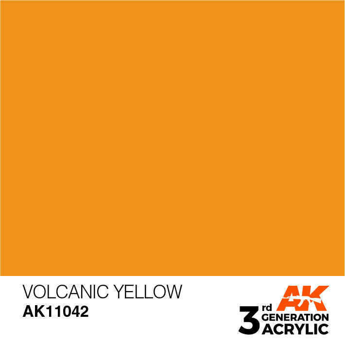 AK Interactive 3G Acrylic Volcanic Yellow AK11042