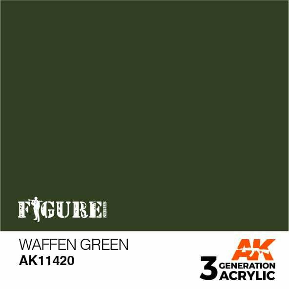 AK Interactive 3G Acrylic Waffen Green AK11420