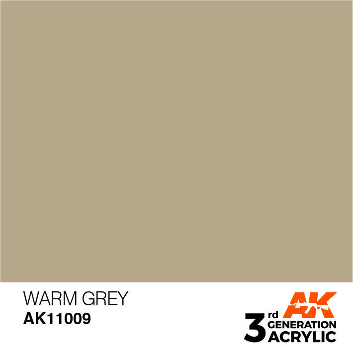 AK Interactive 3G Acrylic Warm Grey AK11009