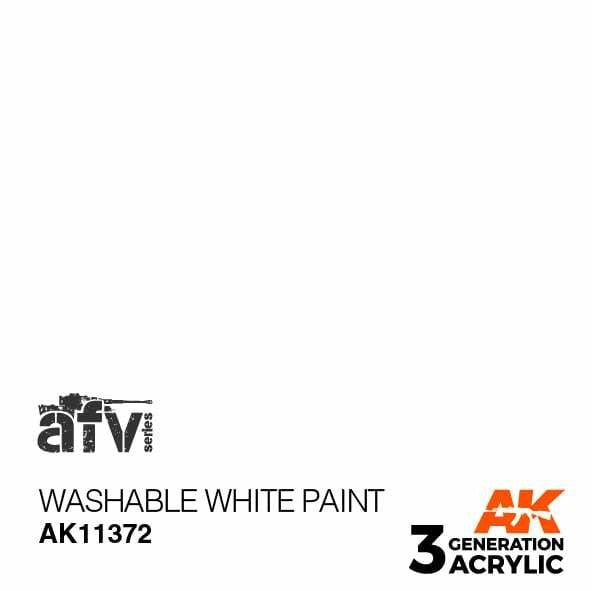 AK Interactive 3G Acrylic Washable White Paint AK11372