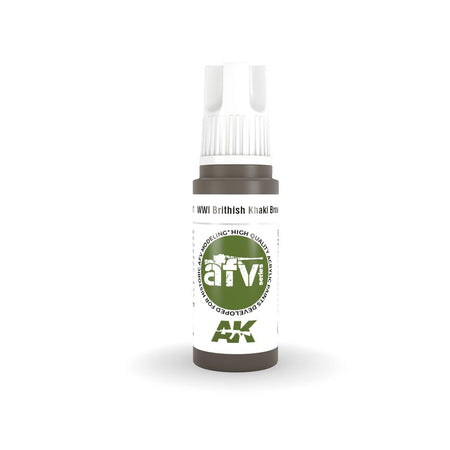 AK Interactive 3G Acrylic WWI British Khaki Brown Base AK11301