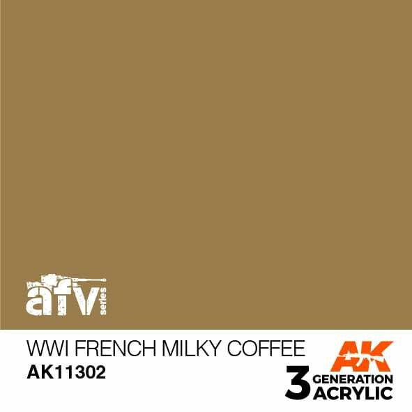 AK Interactive 3G Acrylic WWI French Milky Coffee AK11302