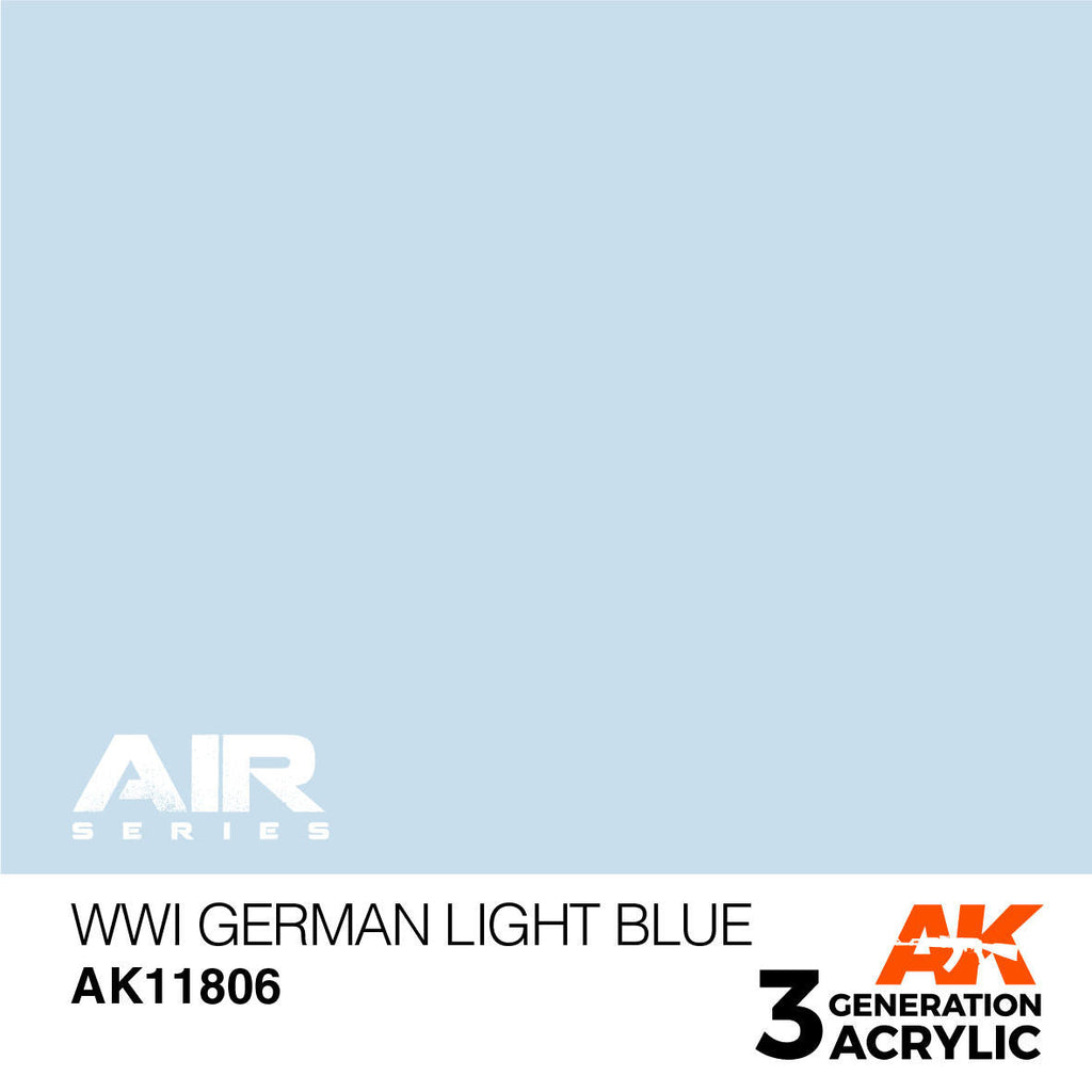 AK Interactive 3G Acrylic WWI German Light Blue AK11806