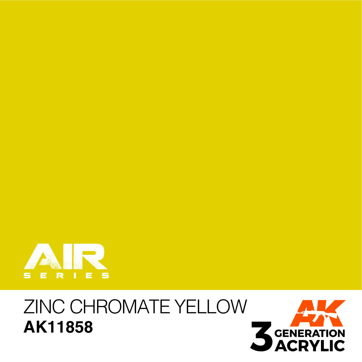 AK Interactive 3G Acrylic Zinc Chromate Yellow AK11858