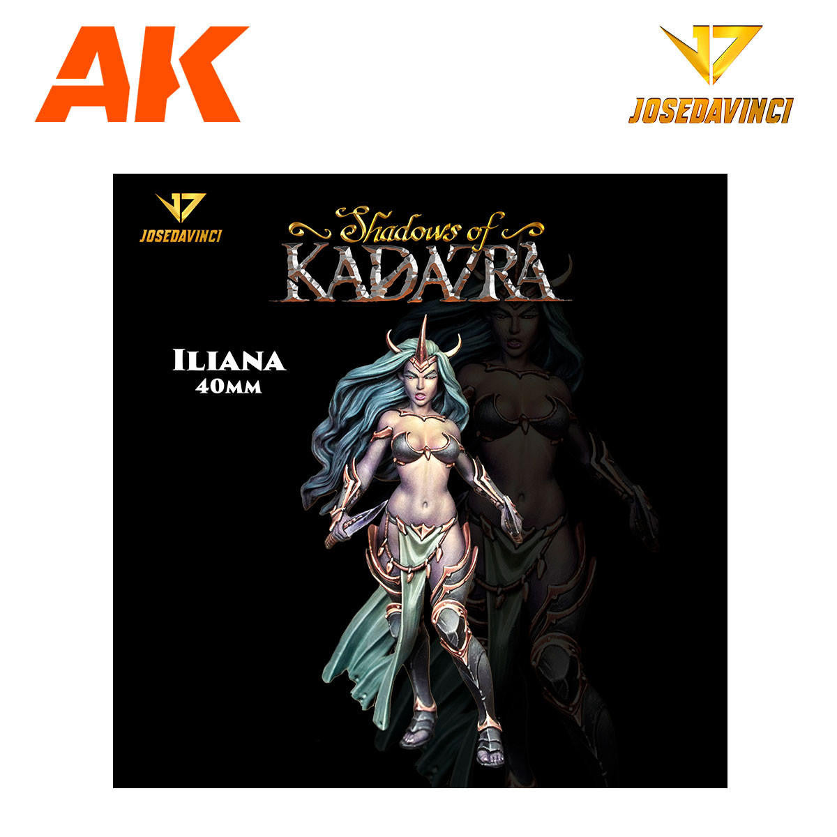AK Interactive 40mm Iliana JoseDavinci AK-KJD005 