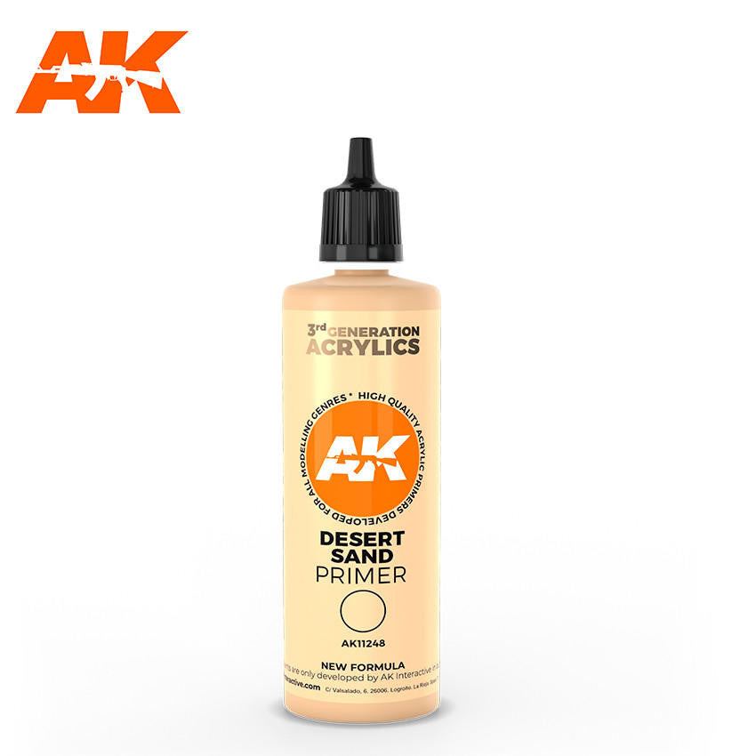 AK Interactive AK 3G Desert Sand Primer 100ml AK-11248