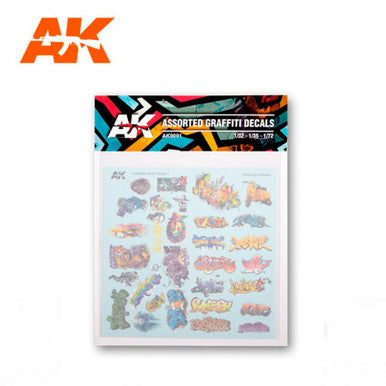 Assorted Graffiti Decals AK9091