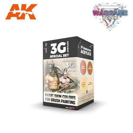 AK Interactive Basic Skin Colors Set AK 3G 1075