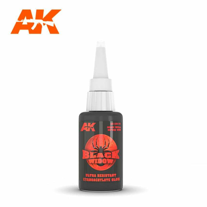 AK Interactive Black Widow CA Glue 12016