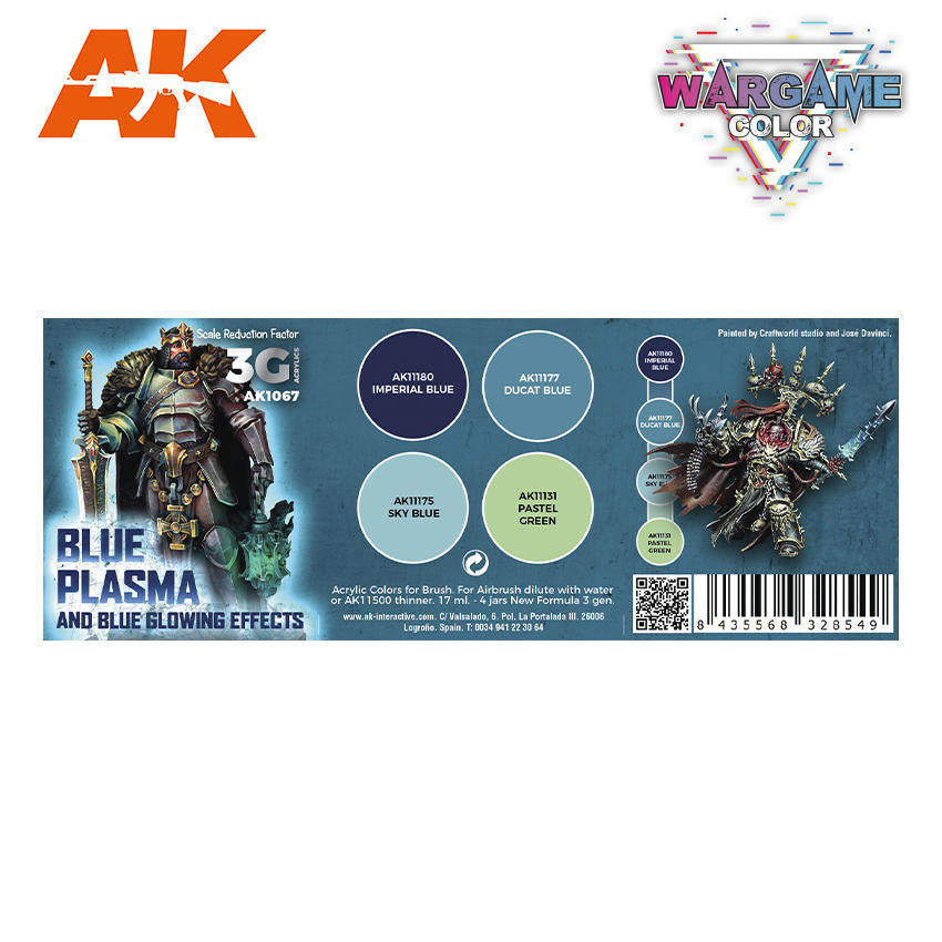 AK Interactive Blue Plasma and Glowing Effects Set AK 3G 1067
