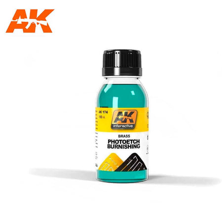 AK Interactive Brass PhotoEtch Burnishing Fluid 174