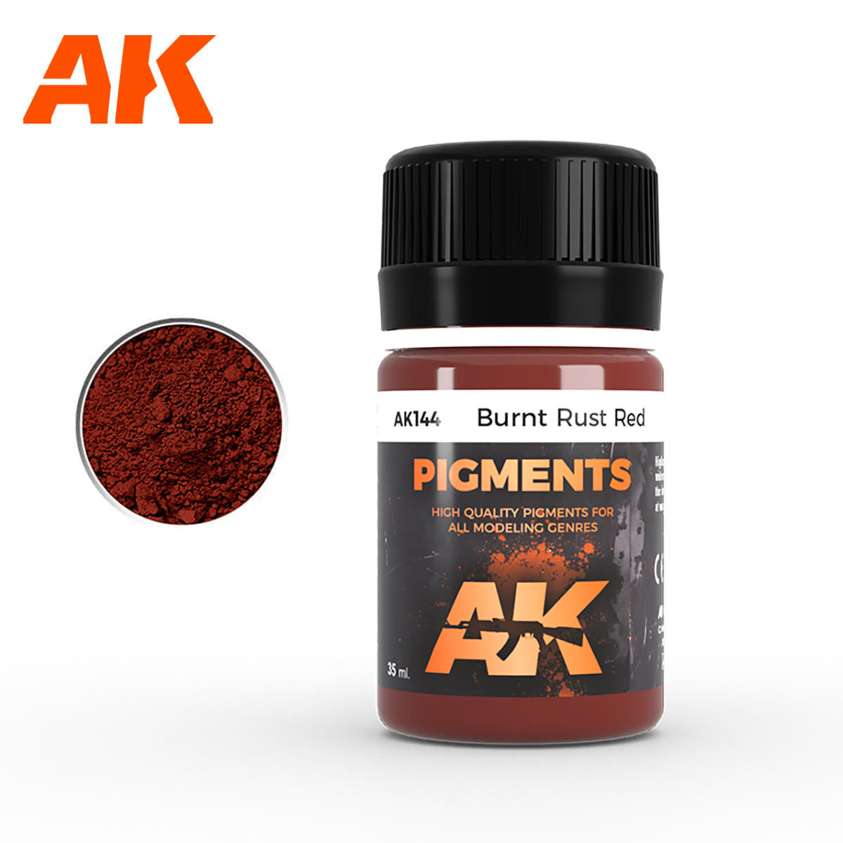 AK Interactive Burnt Rust Red Pigment AK144
