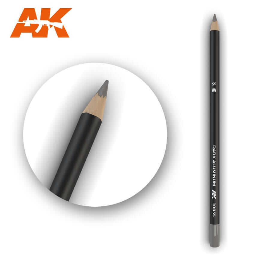 AK Interactive Dark Aluminum Weathering Pencil 10035