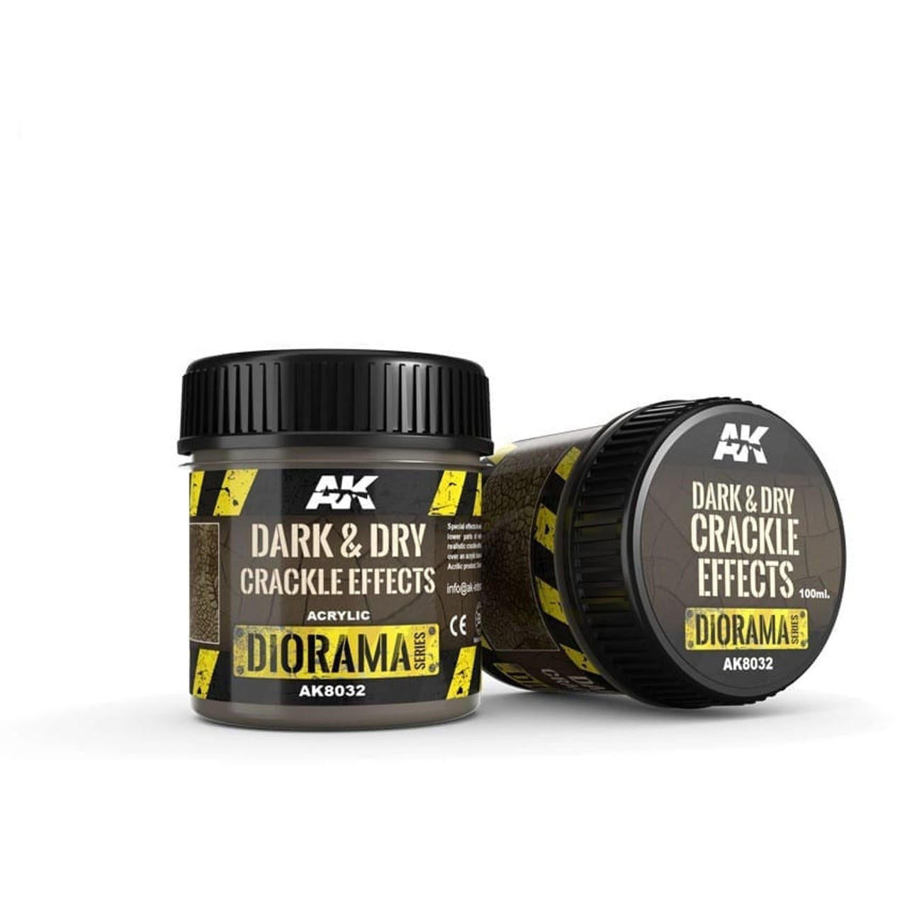 AK Interactive Dark & Dry Crackle Effects 100ml AK8032 