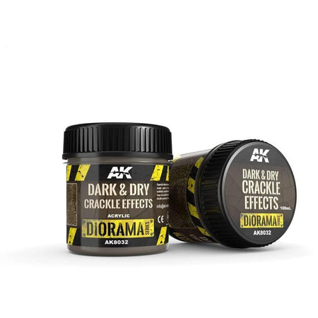 AK Interactive Dark & Dry Crackle Effects 100ml AK8032 