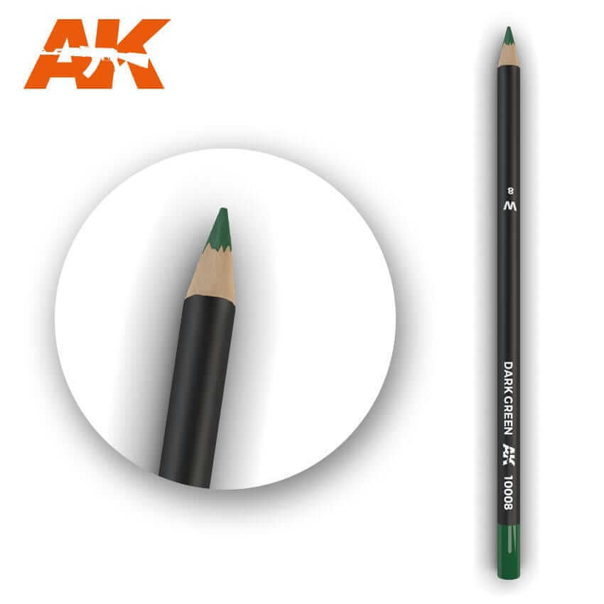 AK Interactive Dark Green Weathering Pencil 10008