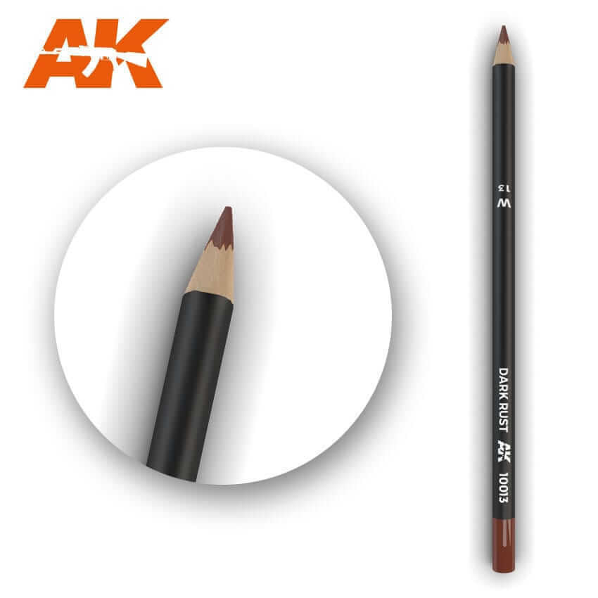 AK Interactive Dark Rust Weathering Pencil 10013