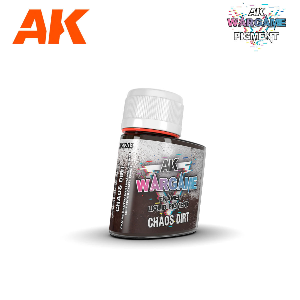 AK Interactive Enamel Liquid Pigments Chaos Dirt AK1203 
