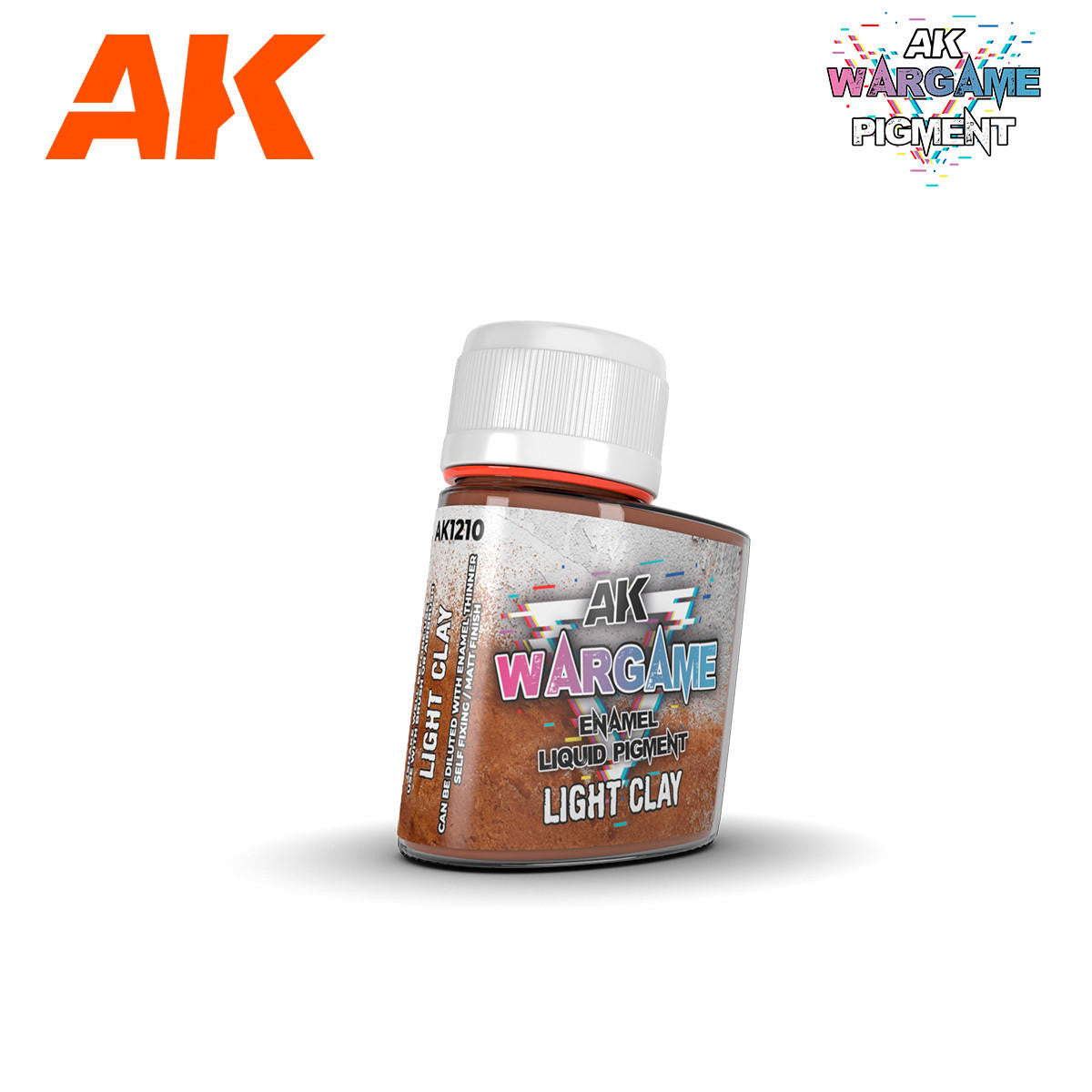 AK Interactive Enamel Liquid Pigments Light Clay AK1210 